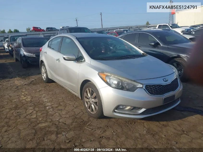 KNAFX4A85E5124791 2014 Kia Forte Ex