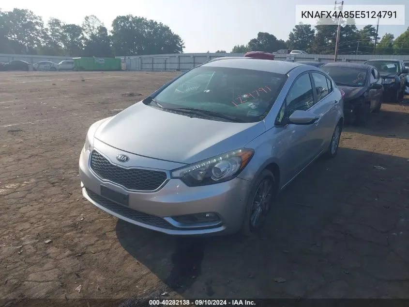 2014 Kia Forte Ex VIN: KNAFX4A85E5124791 Lot: 40282138