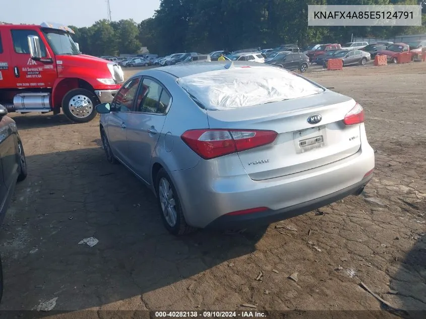 KNAFX4A85E5124791 2014 Kia Forte Ex