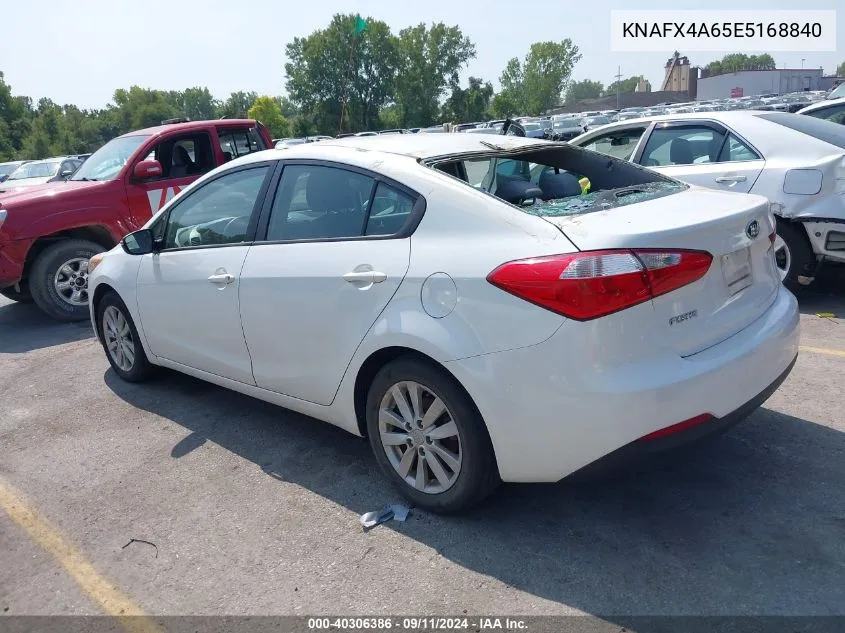 KNAFX4A65E5168840 2014 Kia Forte Lx