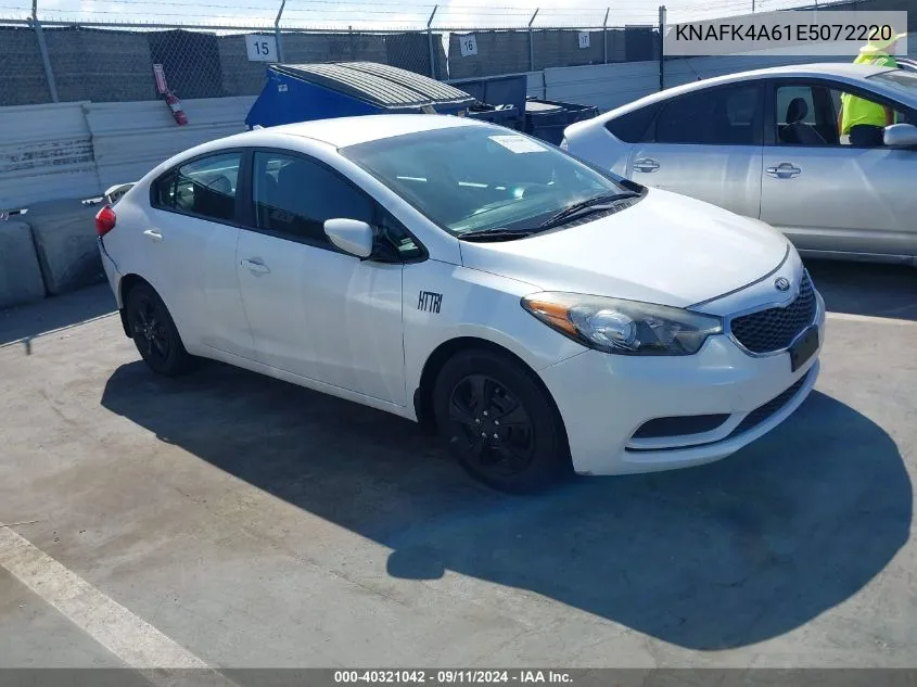 KNAFK4A61E5072220 2014 Kia Forte Lx