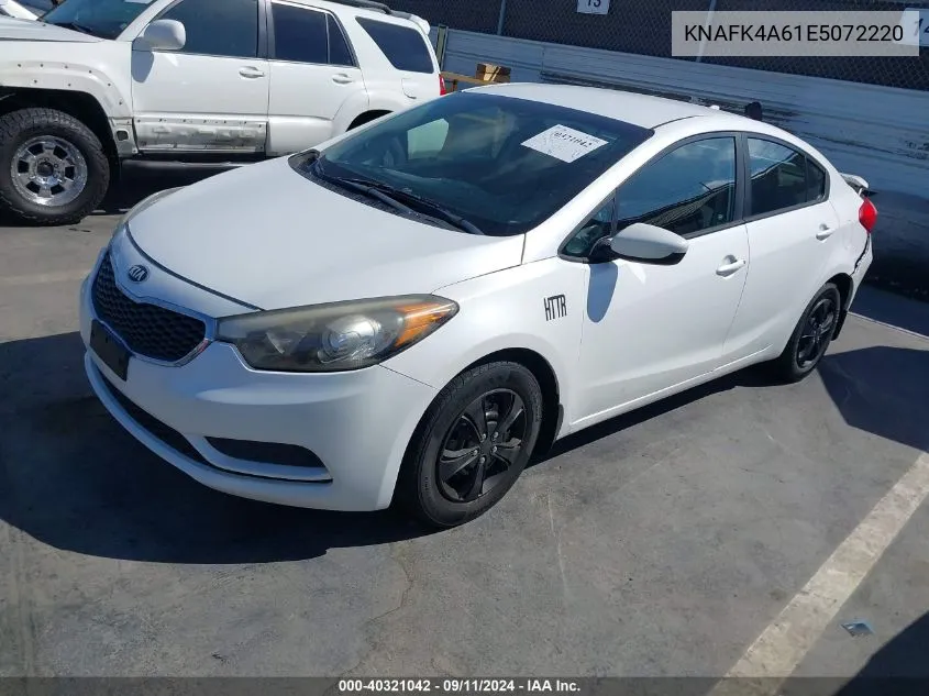 KNAFK4A61E5072220 2014 Kia Forte Lx