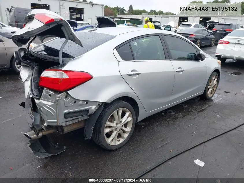 2014 Kia Forte Ex VIN: KNAFX4A81E5195132 Lot: 40338297