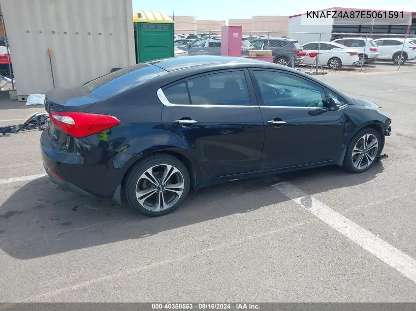 2014 Kia Forte Ex VIN: KNAFZ4A87E5061591 Lot: 40350553