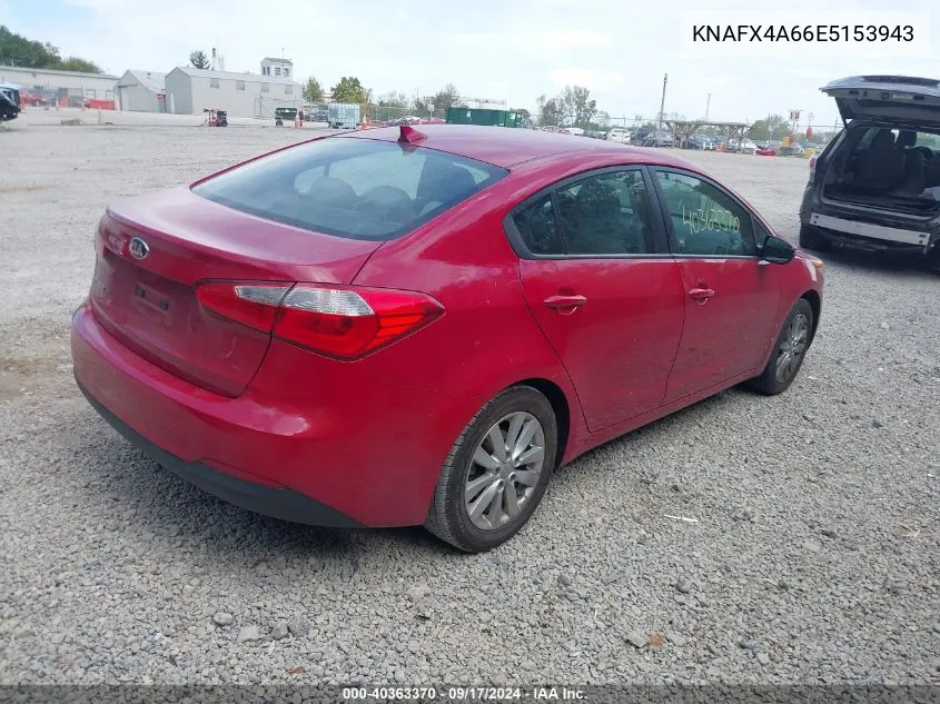 KNAFX4A66E5153943 2014 Kia Forte Lx