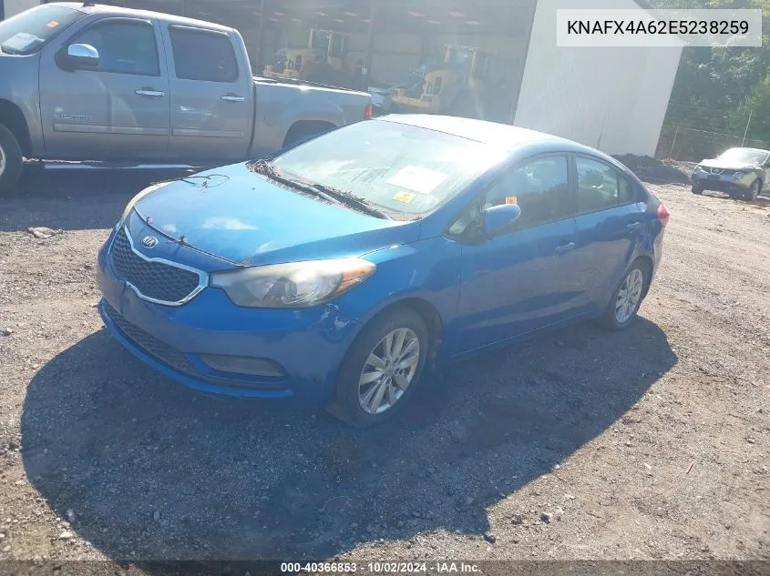 KNAFX4A62E5238259 2014 Kia Forte Lx