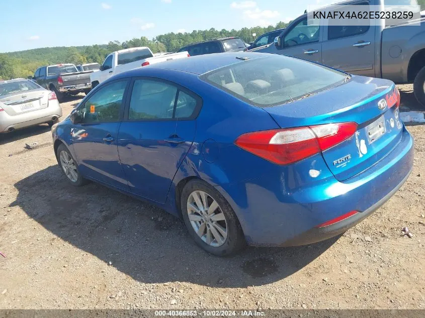 2014 Kia Forte Lx VIN: KNAFX4A62E5238259 Lot: 40366853