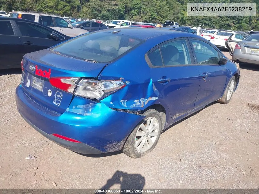 KNAFX4A62E5238259 2014 Kia Forte Lx