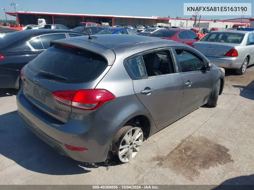 KNAFX5A81E5163190 2014 Kia Forte 5-Door Ex