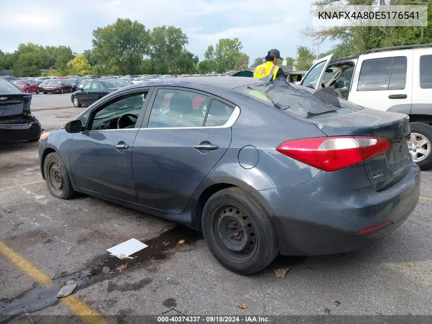 2014 Kia Forte Ex VIN: KNAFX4A80E5176541 Lot: 40374337