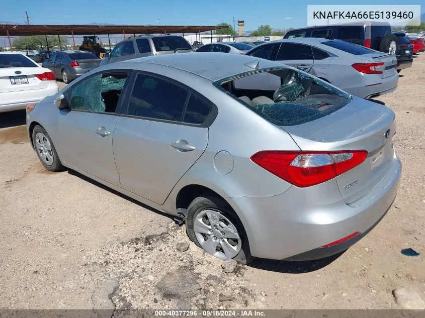 2014 Kia Forte Lx VIN: KNAFK4A66E5139460 Lot: 40377296