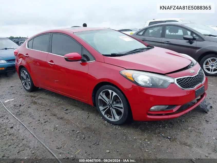 2014 Kia Forte Ex VIN: KNAFZ4A81E5088365 Lot: 40407035