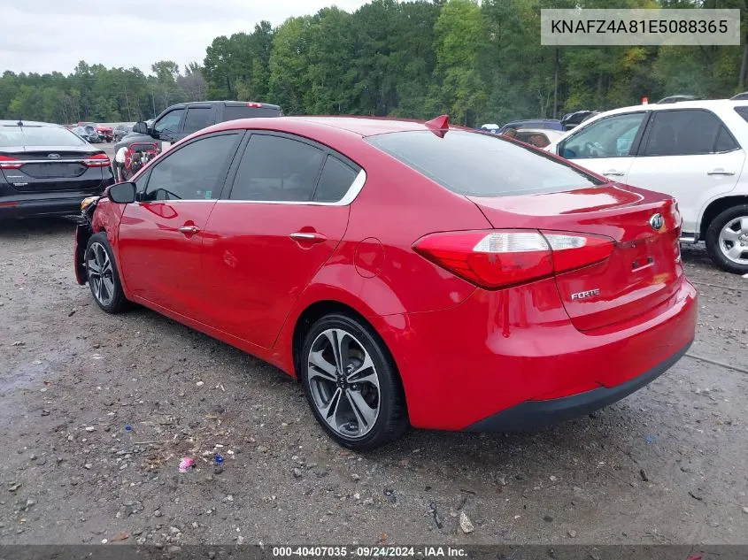 2014 Kia Forte Ex VIN: KNAFZ4A81E5088365 Lot: 40407035