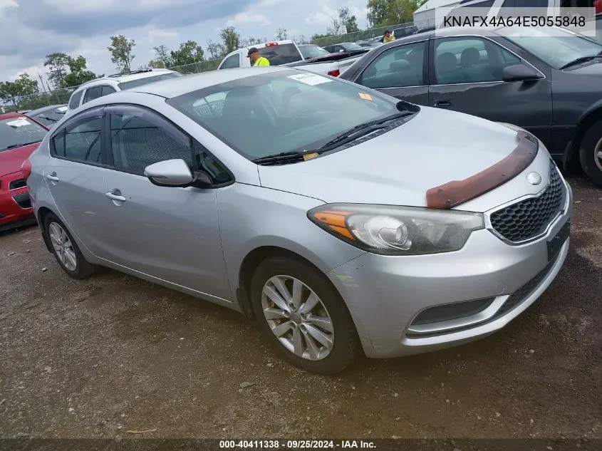 KNAFX4A64E5055848 2014 Kia Forte Lx