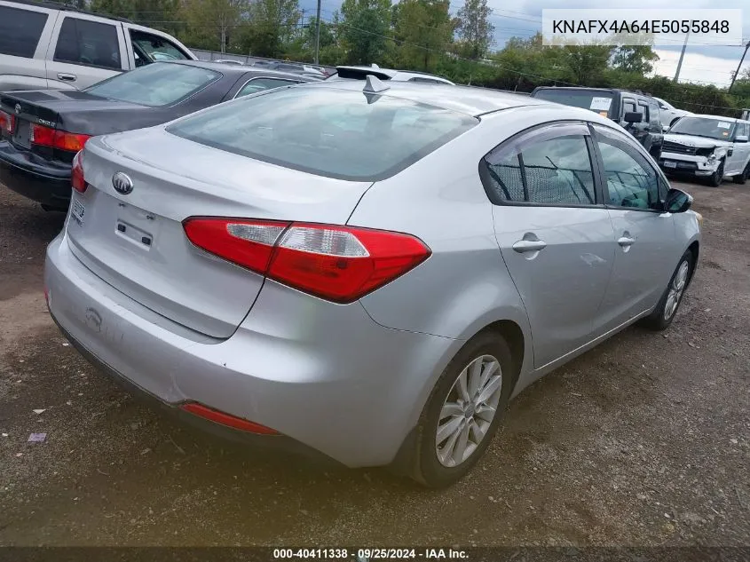 KNAFX4A64E5055848 2014 Kia Forte Lx