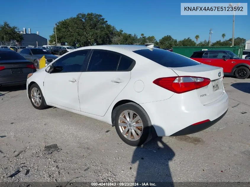 2014 Kia Forte Lx VIN: KNAFX4A67E5123592 Lot: 40415943