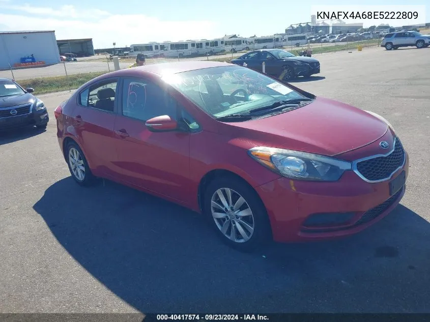 KNAFX4A68E5222809 2014 Kia Forte Lx