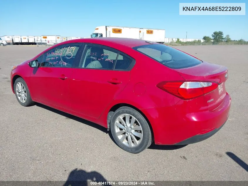 KNAFX4A68E5222809 2014 Kia Forte Lx