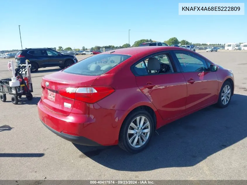 KNAFX4A68E5222809 2014 Kia Forte Lx