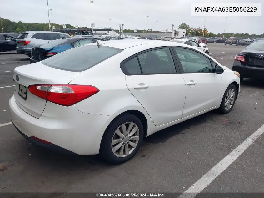 2014 Kia Forte Lx VIN: KNAFX4A63E5056229 Lot: 40425760