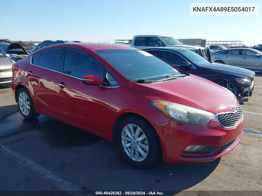 2014 Kia Forte Ex VIN: KNAFX4A89E5054017 Lot: 40426362