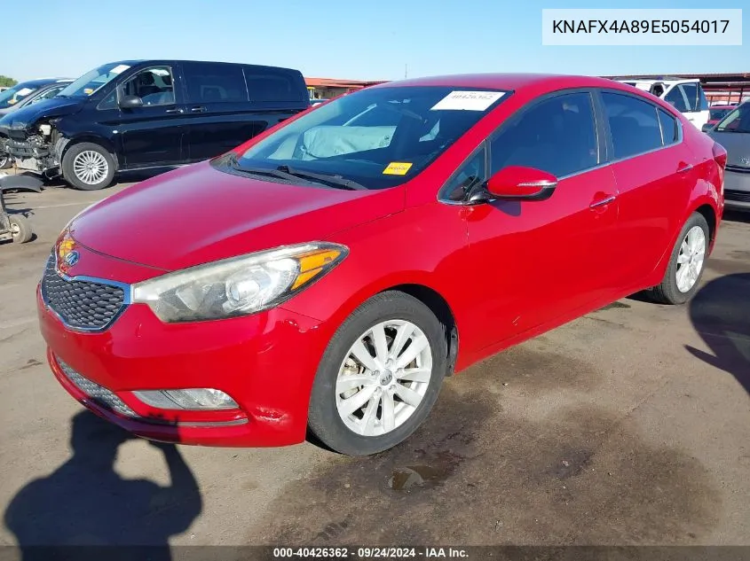 KNAFX4A89E5054017 2014 Kia Forte Ex