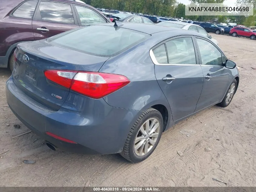 KNAFX4A88E5046698 2014 Kia Forte Ex