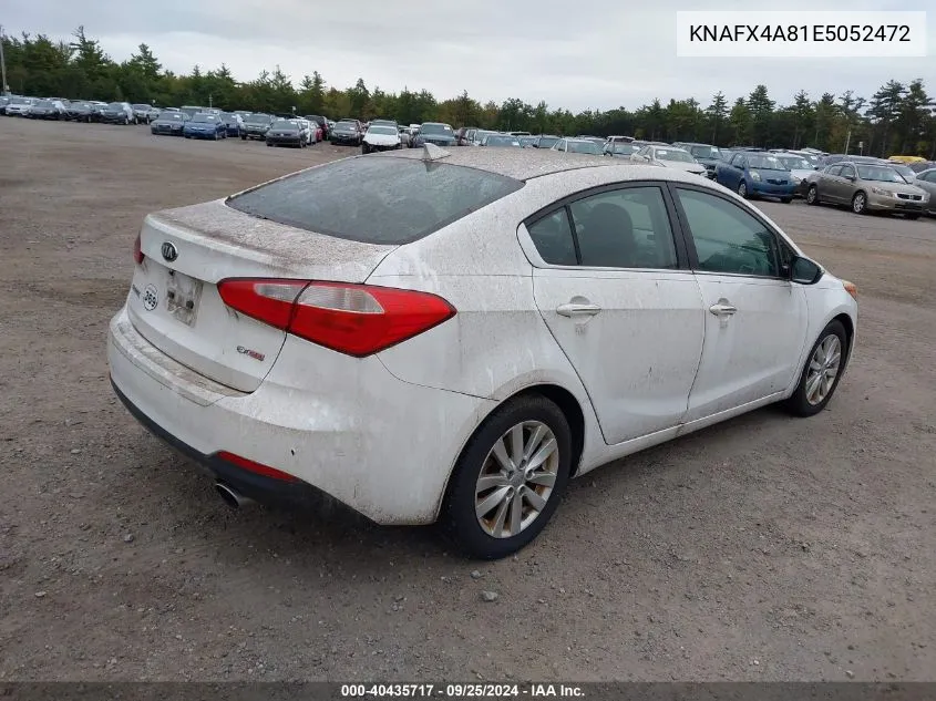 KNAFX4A81E5052472 2014 Kia Forte Ex