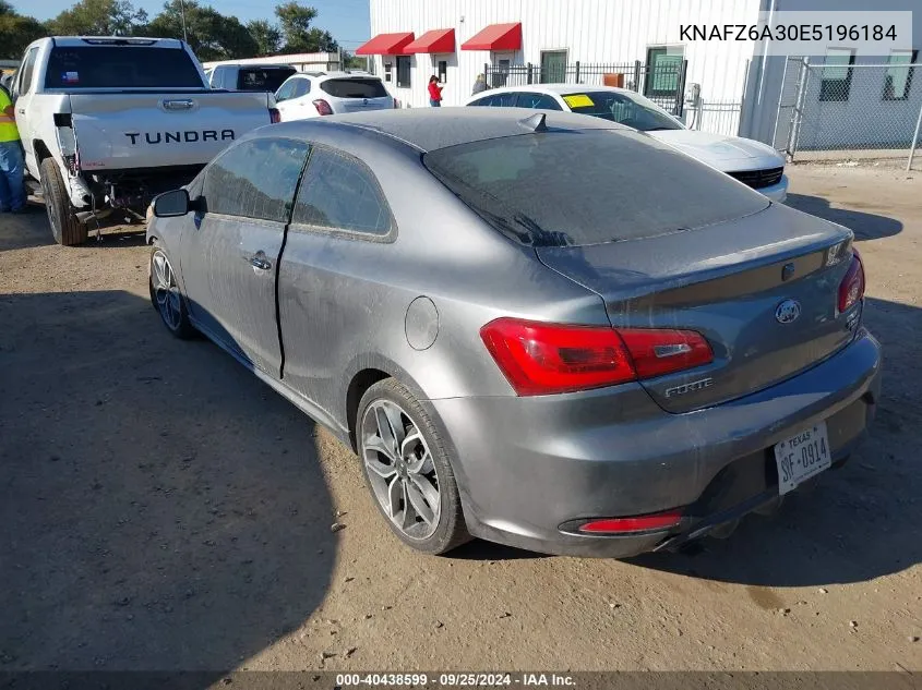 KNAFZ6A30E5196184 2014 Kia Forte Koup Sx