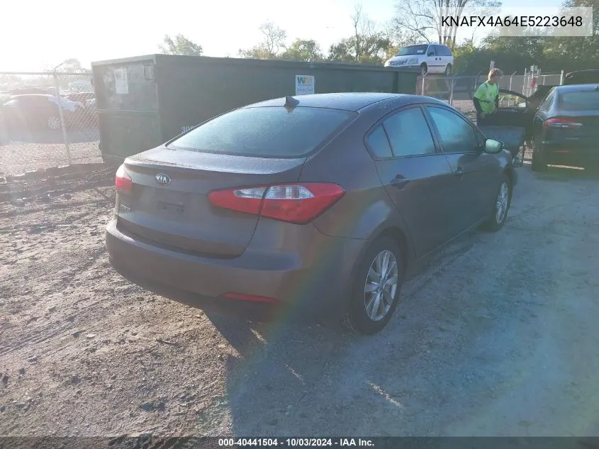 2014 Kia Forte Lx VIN: KNAFX4A64E5223648 Lot: 40441504