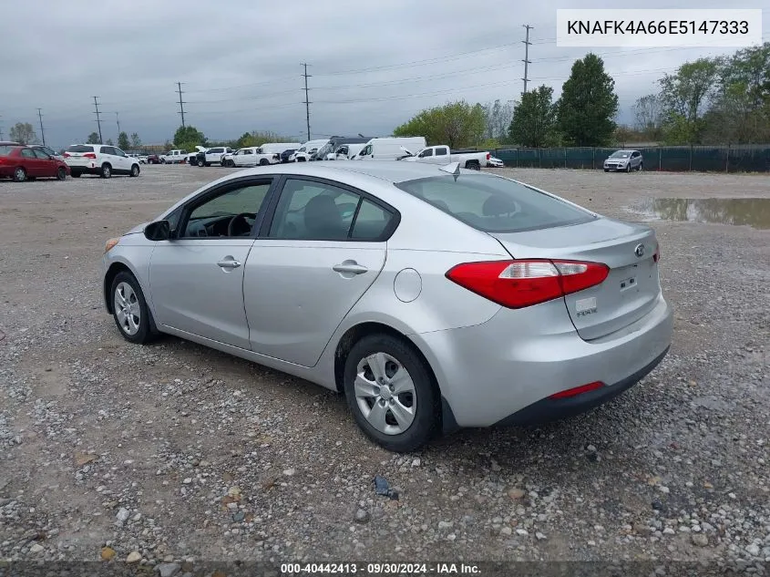 KNAFK4A66E5147333 2014 Kia Forte Lx