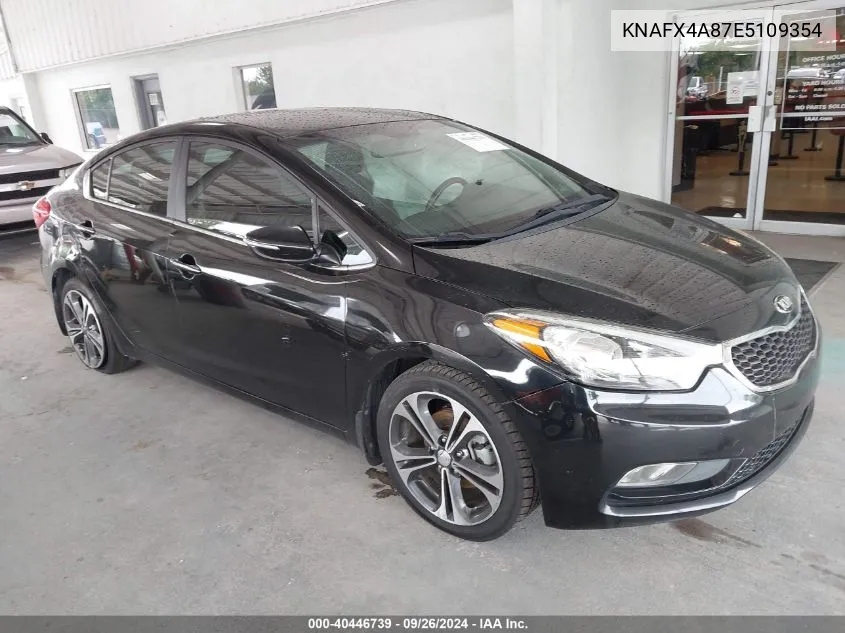 2014 Kia Forte Ex VIN: KNAFX4A87E5109354 Lot: 40446739