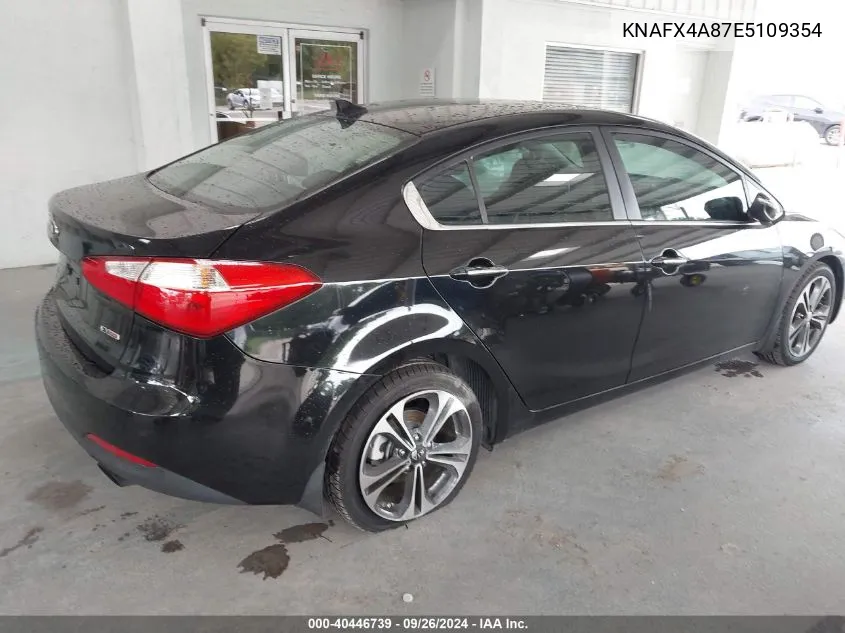 2014 Kia Forte Ex VIN: KNAFX4A87E5109354 Lot: 40446739