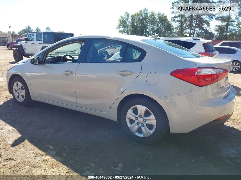 KNAFK4A66E5196290 2014 Kia Forte Lx