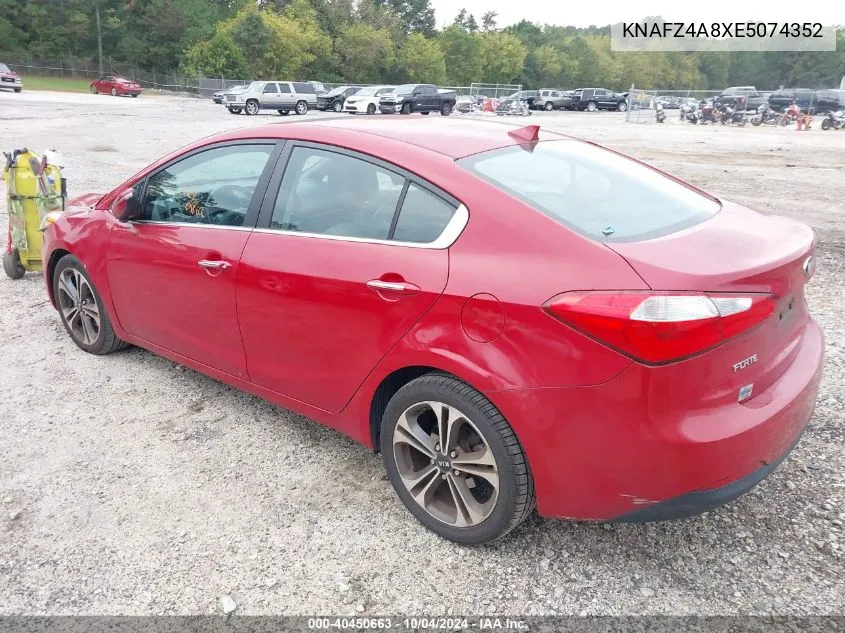 KNAFZ4A8XE5074352 2014 Kia Forte Ex