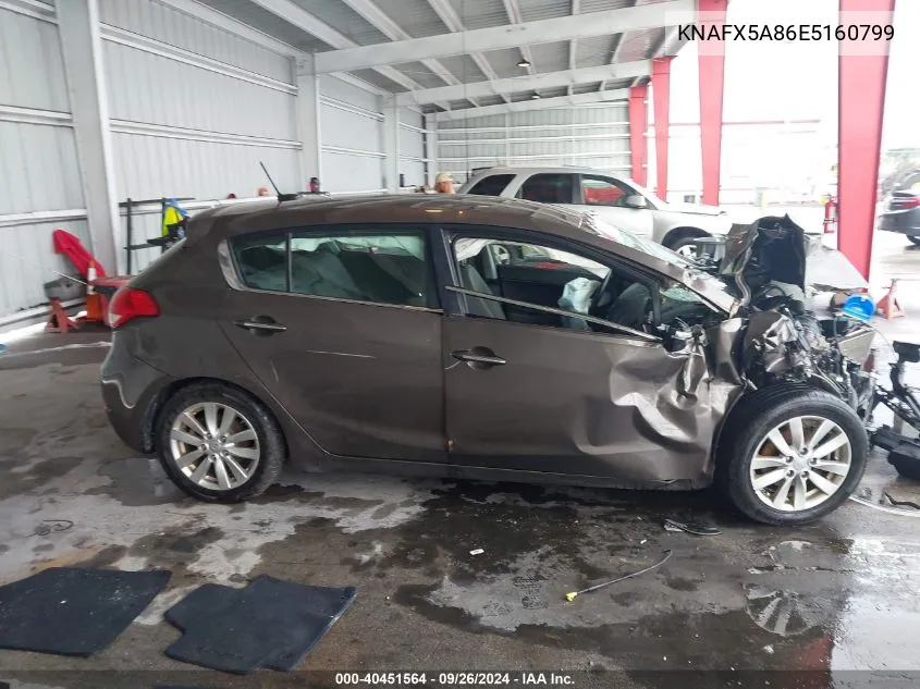 KNAFX5A86E5160799 2014 Kia Forte 5-Door Ex