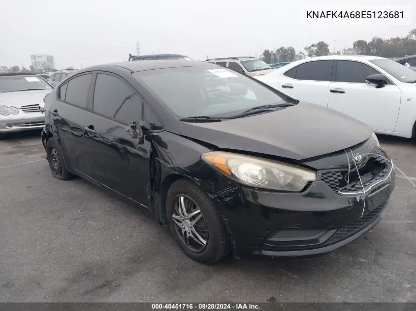 2014 Kia Forte Lx VIN: KNAFK4A68E5123681 Lot: 40451716