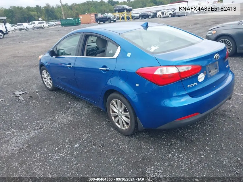 KNAFX4A83E5152413 2014 Kia Forte Ex