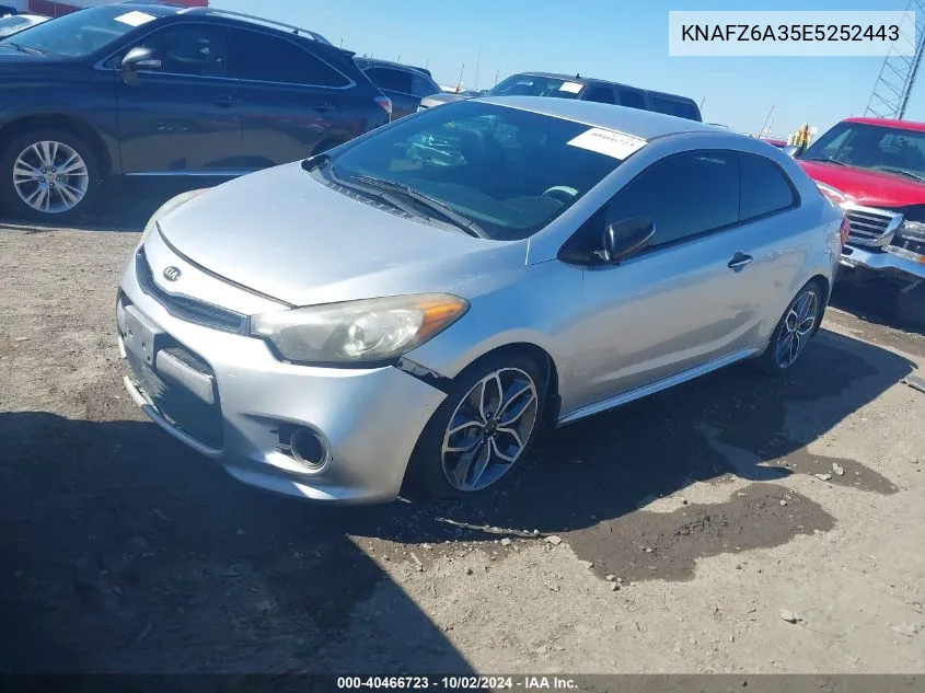 2014 Kia Forte Koup Sx VIN: KNAFZ6A35E5252443 Lot: 40466723