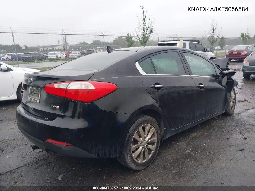 2014 Kia Forte Ex VIN: KNAFX4A8XE5056584 Lot: 40470757