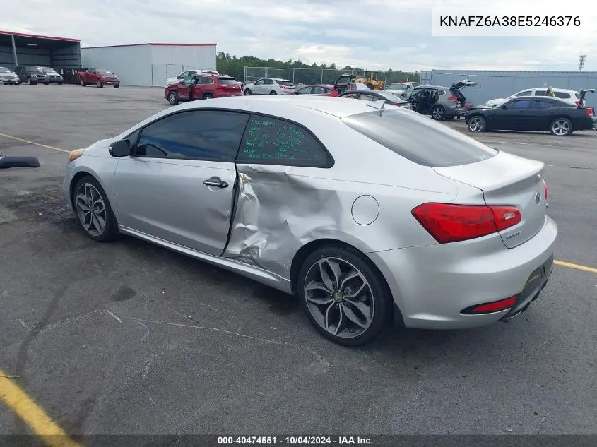 2014 Kia Forte Koup Sx VIN: KNAFZ6A38E5246376 Lot: 40474551