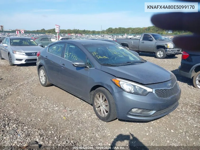 KNAFX4A80E5099170 2014 Kia Forte Ex