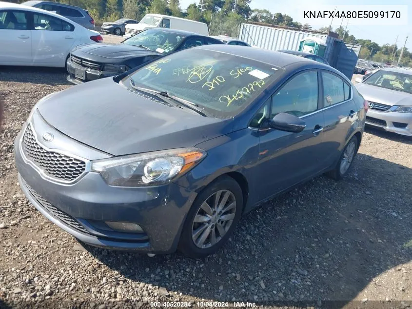 KNAFX4A80E5099170 2014 Kia Forte Ex