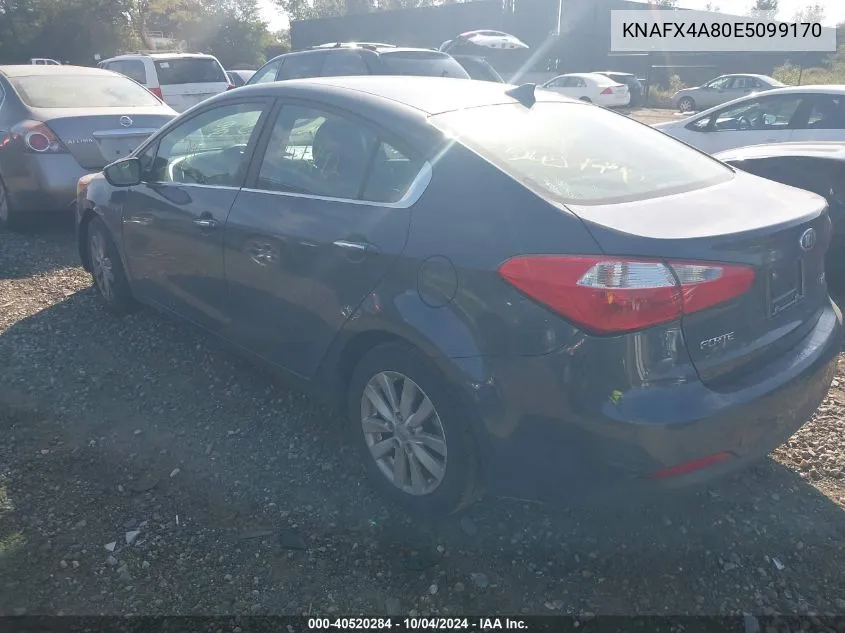 KNAFX4A80E5099170 2014 Kia Forte Ex