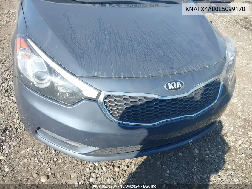 KNAFX4A80E5099170 2014 Kia Forte Ex