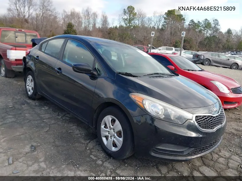 2014 Kia Forte Lx VIN: KNAFK4A68E5215809 Lot: 40557475