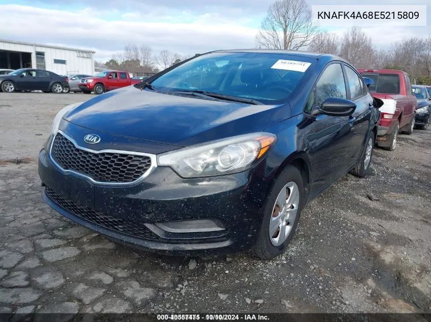 2014 Kia Forte Lx VIN: KNAFK4A68E5215809 Lot: 40557475