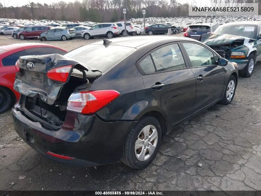 2014 Kia Forte Lx VIN: KNAFK4A68E5215809 Lot: 40557475