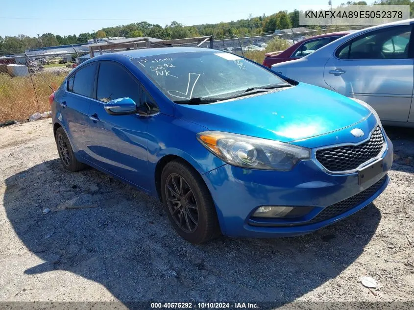 2014 Kia Forte Ex VIN: KNAFX4A89E5052378 Lot: 40575292