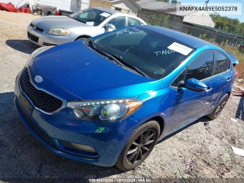 2014 Kia Forte Ex VIN: KNAFX4A89E5052378 Lot: 40575292